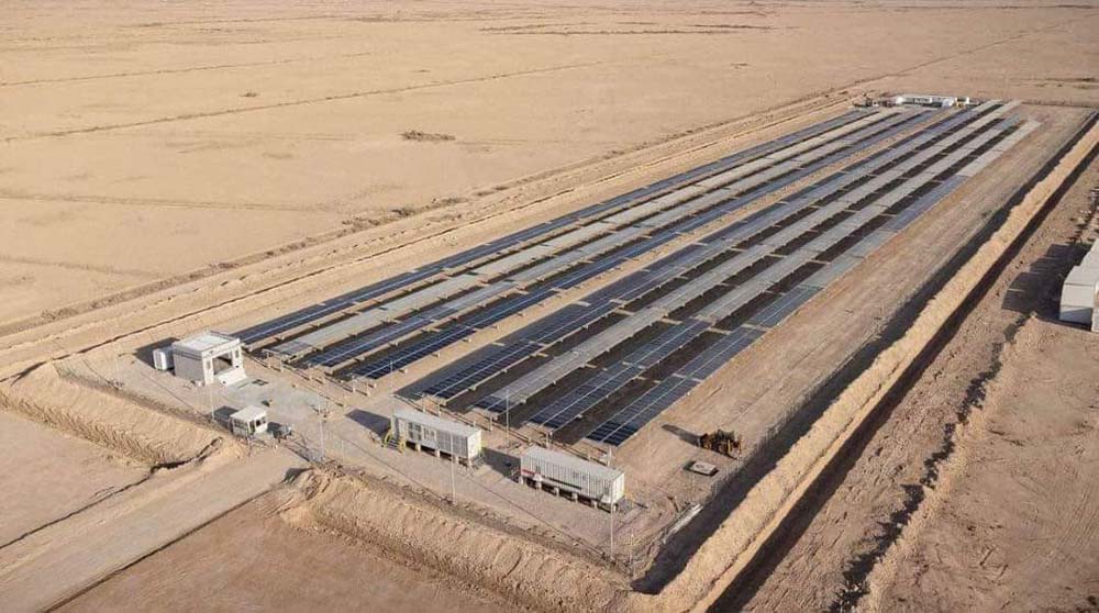 بالصور: العراق يكمل أول محطة كهربائية تعمل بالطاقة الشمسية خارج الشبكة الوطنية